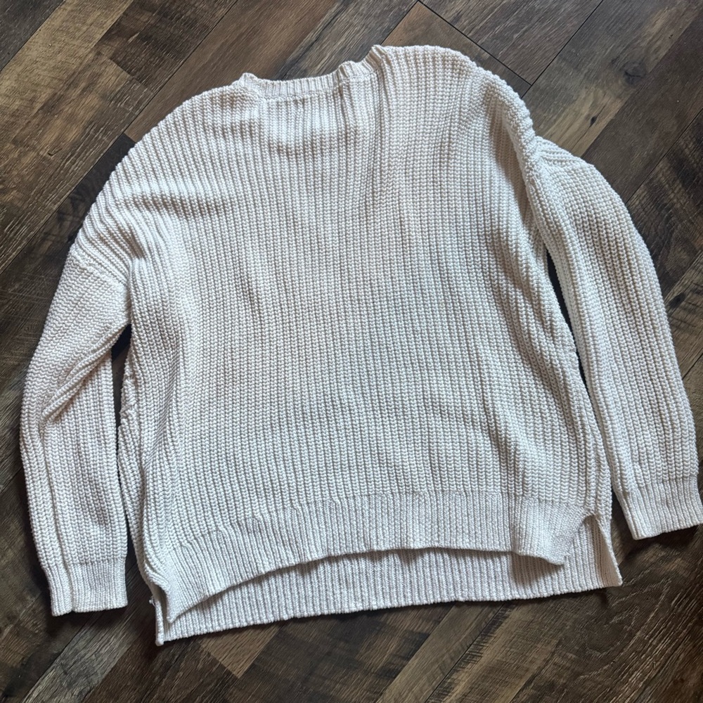 Rachel Zoe Cream V-Neck Sweater - Picture 5 of 5